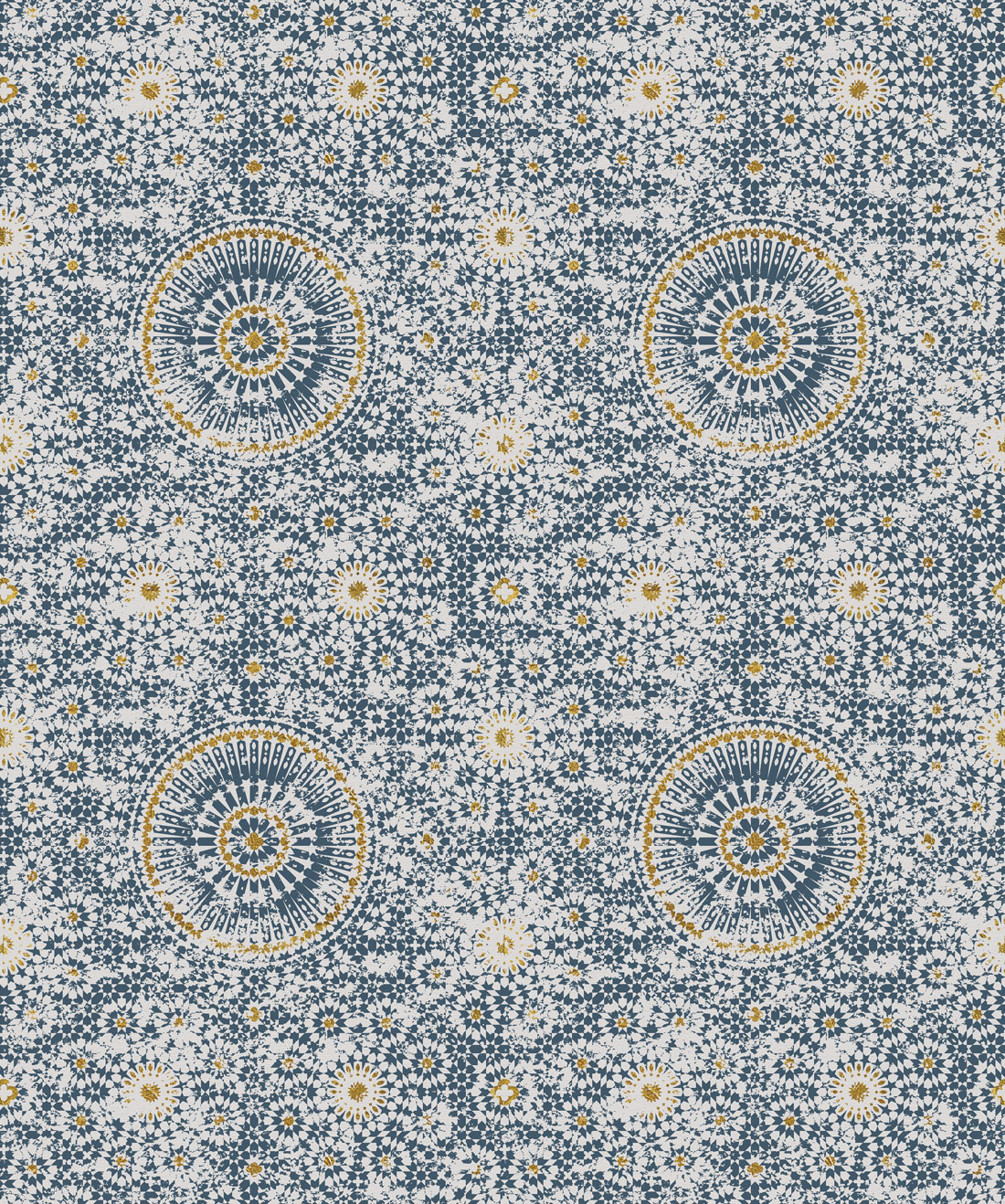 Dot Art Mandala Fabric, Wallpaper and Home Decor