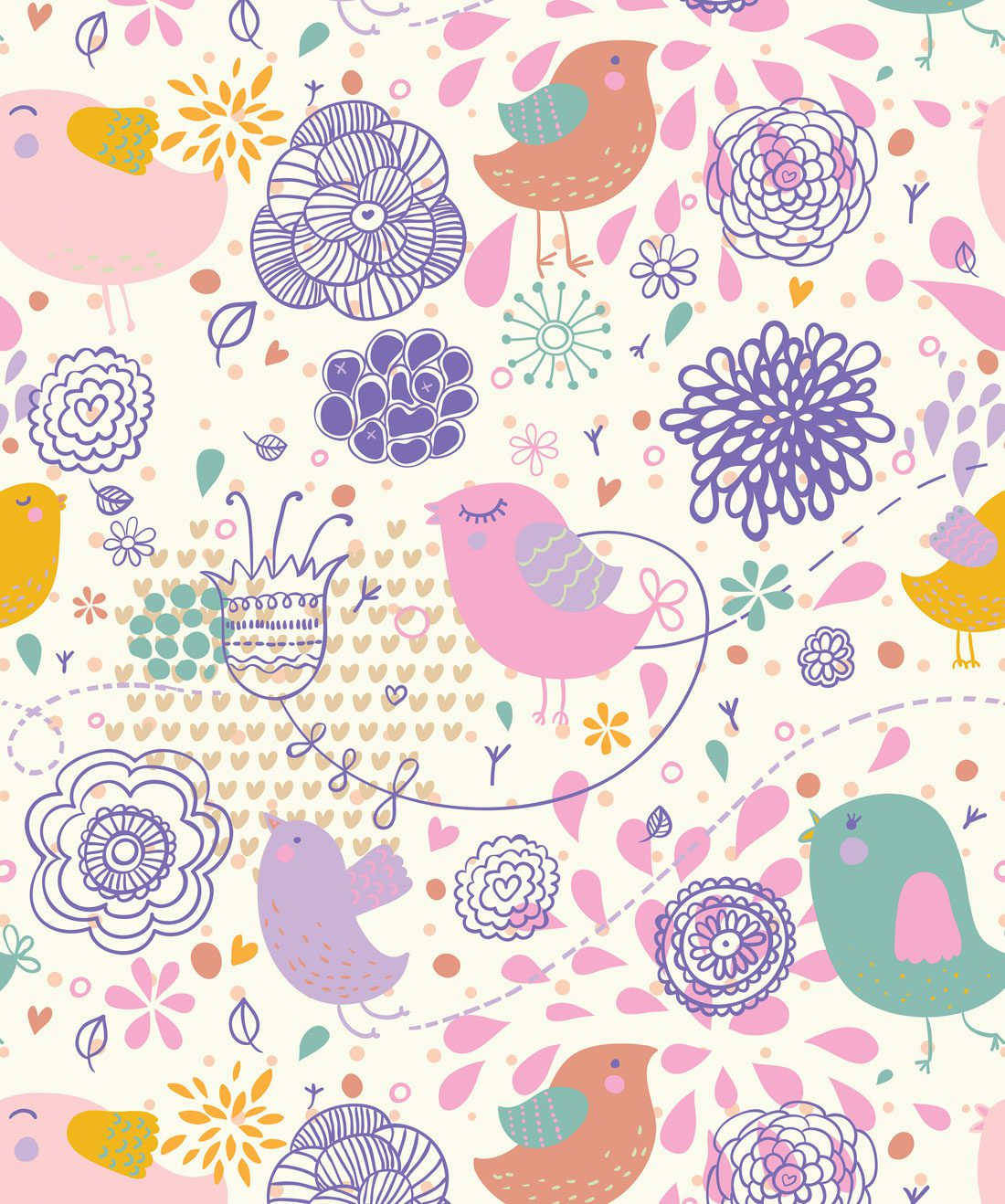 free birds wallpaper