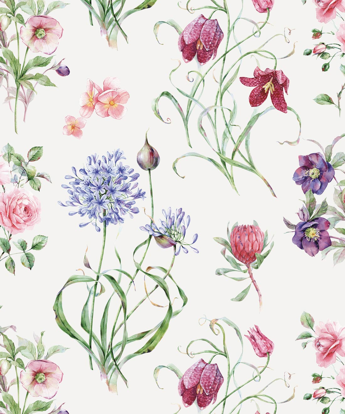 Watercolor flower wallpaper Vectors & Illustrations for Free Download |  Freepik