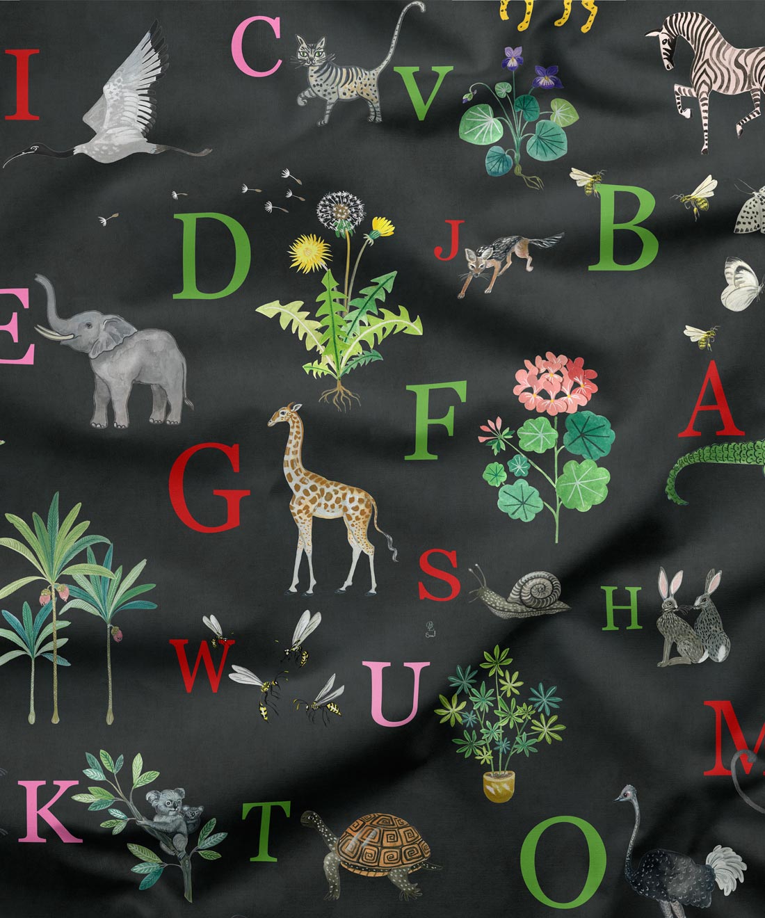 Noah's Educational ABC Fabric, Bethany Linz