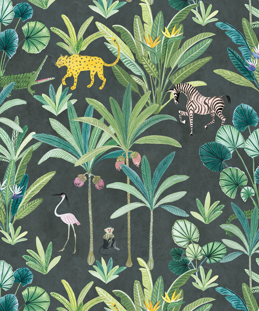 wildlife green wallpaper